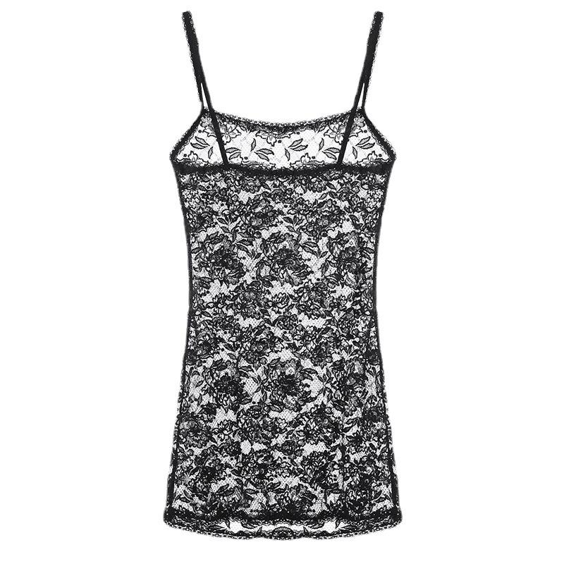 Womens  Dresses | Vivian Layered Lace Mini Dress Clothing BLACK AND WHITE