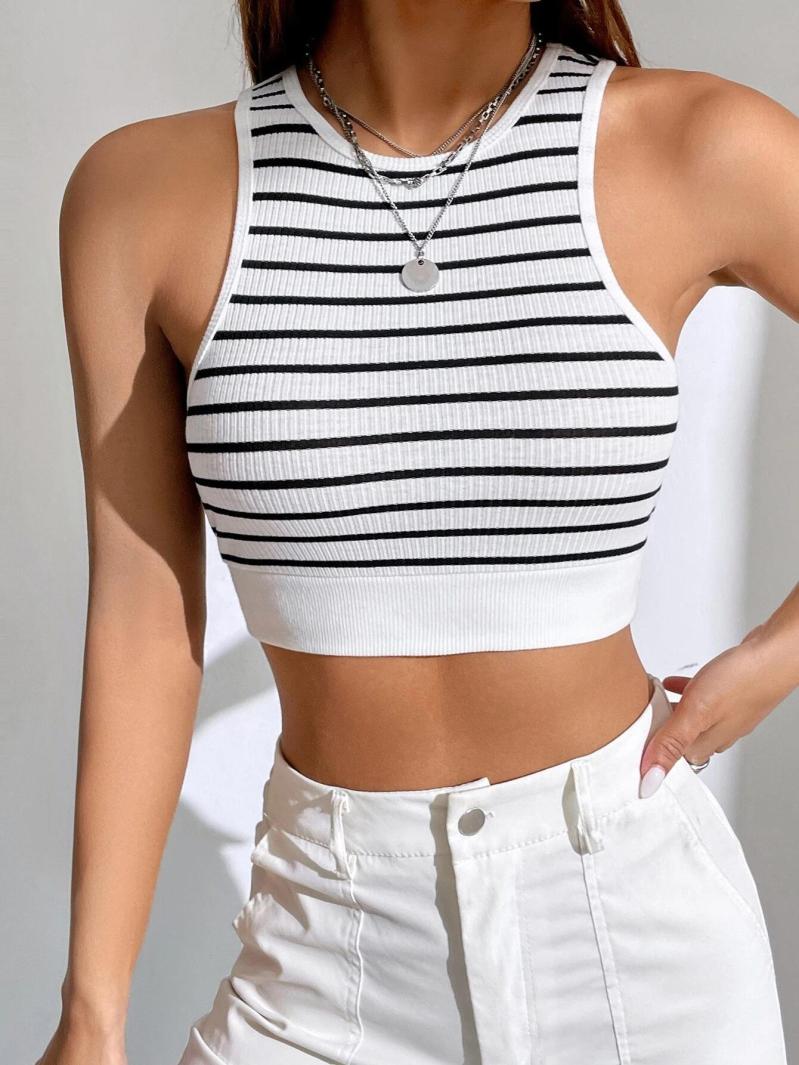 Womens  Loungewear | Solene Bra Top Clothing BLACK AND WHITE