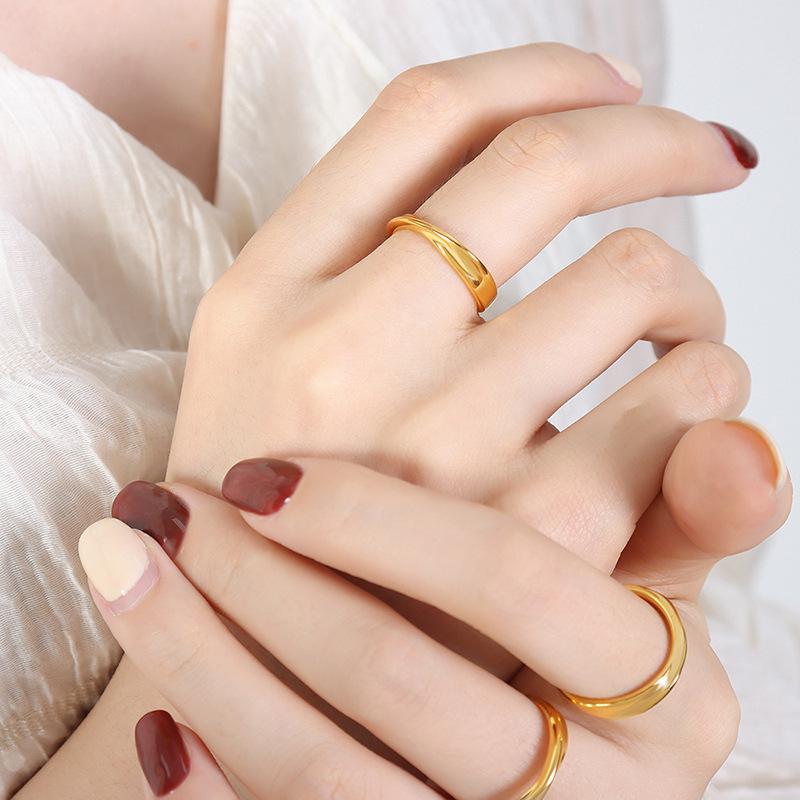 Womens  Rings | Triplet Ring Pack Accessories GOLD