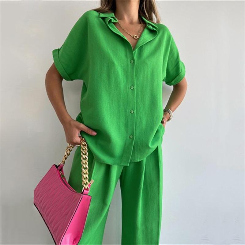 Womens  Sets | Bronti Terry Shirt Clothing GREEN