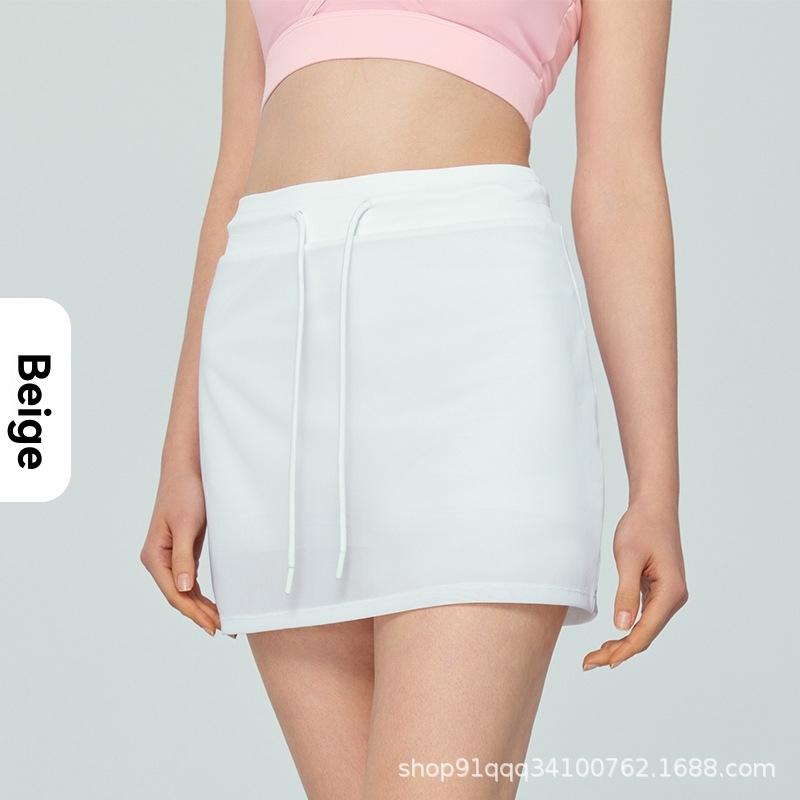 Womens  Skirts | Bayside Slitted Micro Skort Clothing CREAM