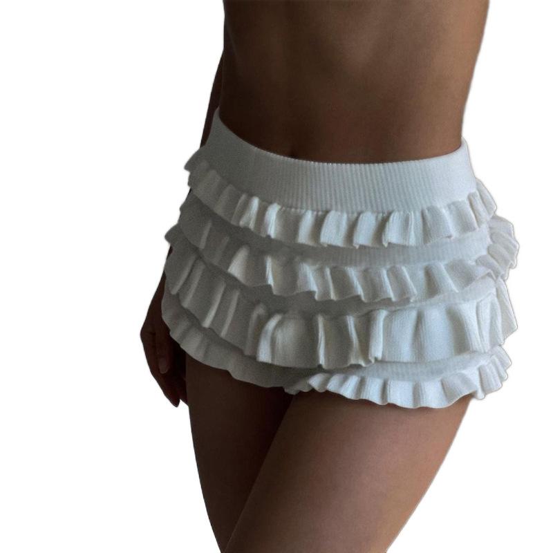 Womens  Skirts | Blank Space Ruffled Mini Skirt Clothing BLACK