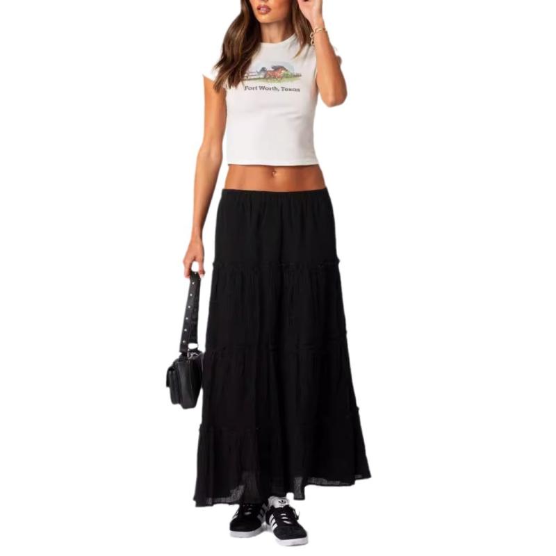 Womens  Skirts | Charlotte Tiered Maxi Skirt Clothing Skirts