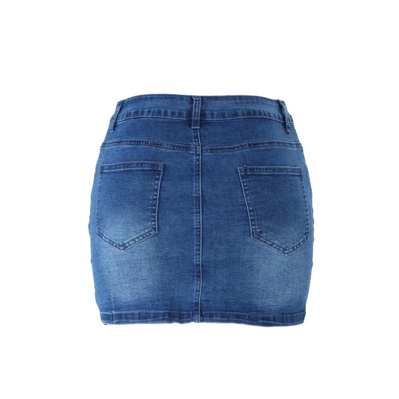 Womens  Skirts | Eryn Denim Mini Skirt Clothing BLUE