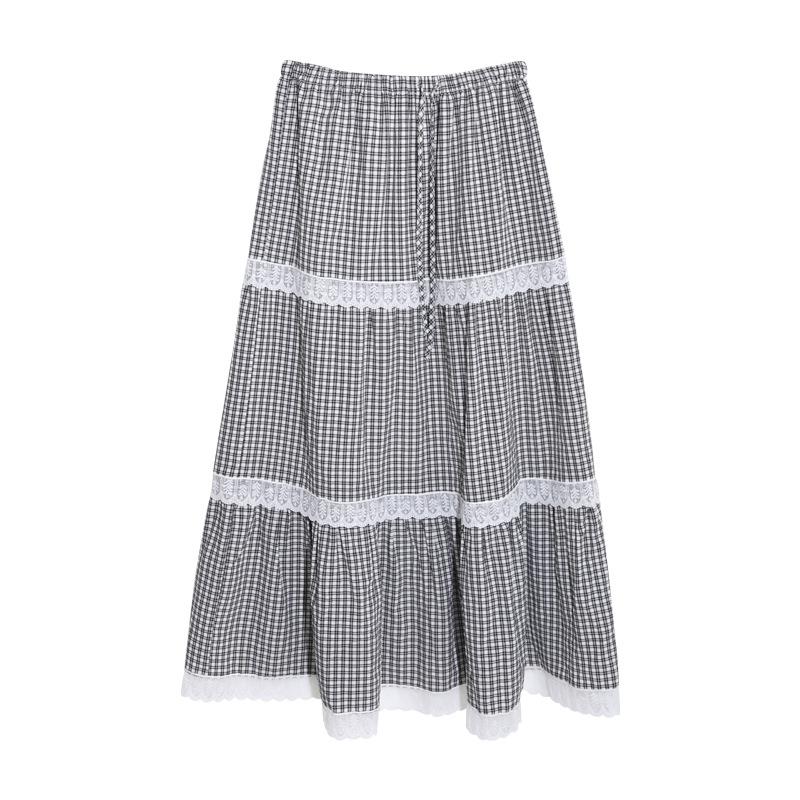 Womens  Skirts | Polka Dot Tiered Maxi Skirt Clothing NAVY