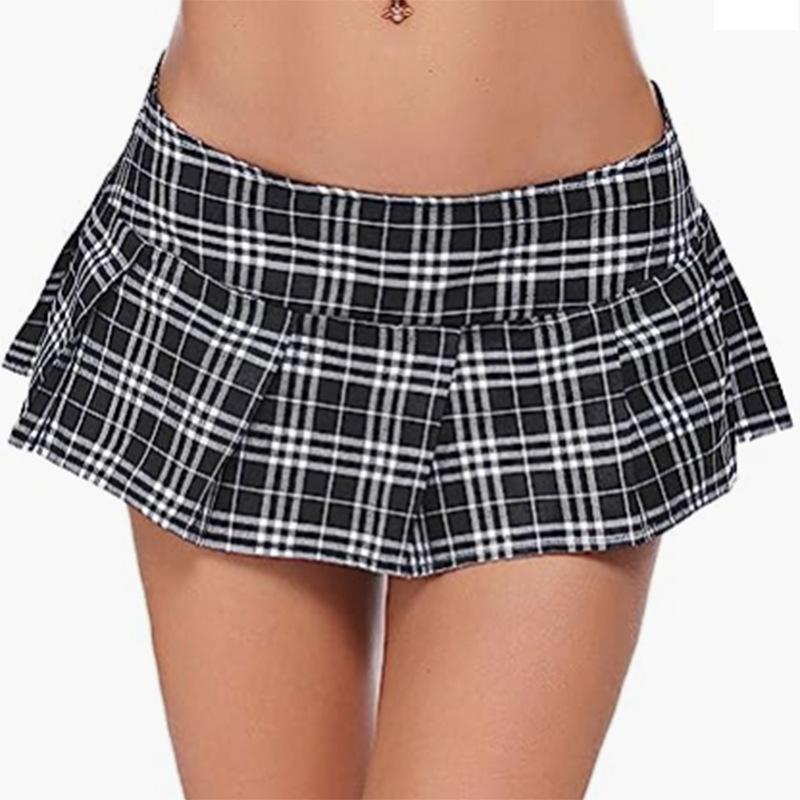 Womens  Skirts | Shani Plaid Ruffled Mini Skirt Clothing PINK