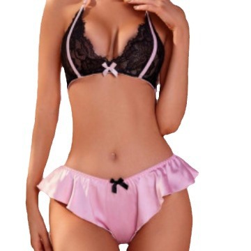 Womens  Swimwear | Maggie Ruffled Bikini Bottom Clothing LIGHT PINK