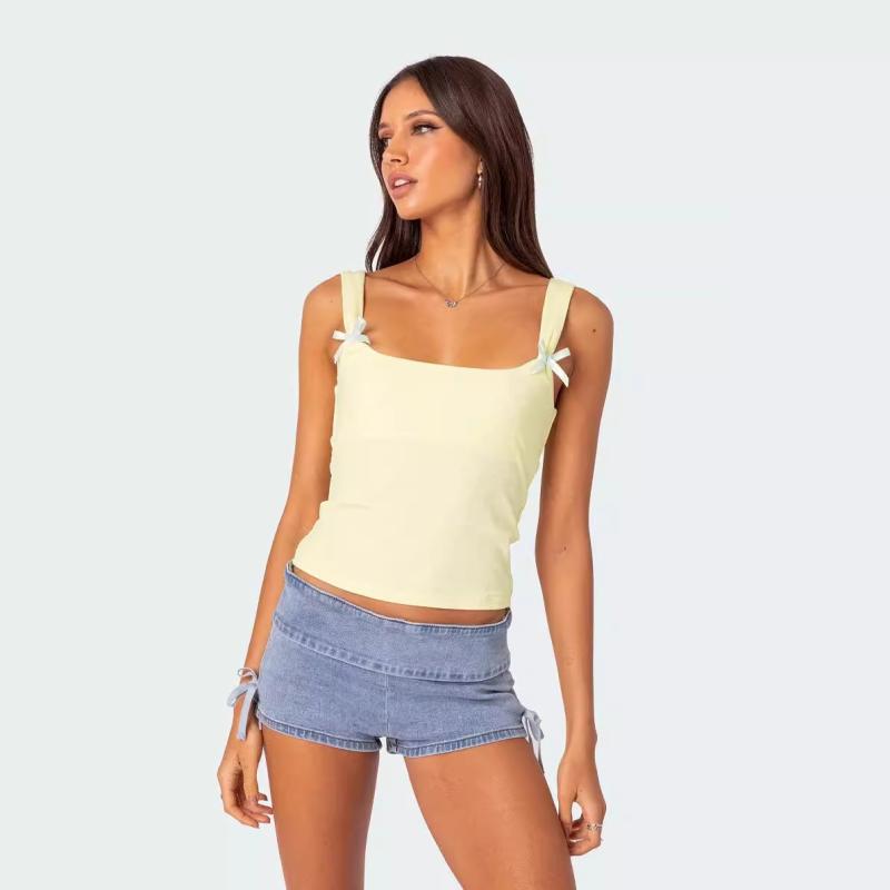 Womens  Tops | Lola Ribbed Tank Top Clothing Tops