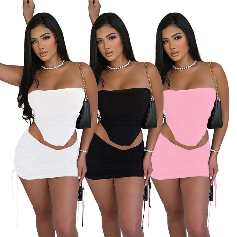 Womens  Tops | Strapless Mesh Triangle Top Clothing BLACK